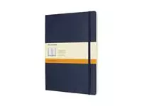 Een Notitieboek Moleskine XL 190x250mm lijn soft cover sapphire blue koop je bij De Joma BV