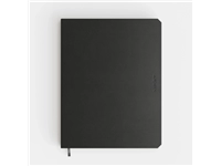 Een Notitieboek de KEMPEN Ashblack 171x220mm blanco 192 pagina&#39;s 90gr zwart koop je bij Clippz! Office Supplies