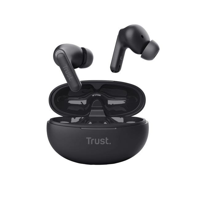 Een Oortelefoon Trust Yavi In-ear zwart koop je bij Kantoorboekhandel Van Atten