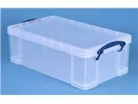 Een Opbergbox Really Useful 12 liter 465x270x150mm transparant wit koop je bij Supply Mij