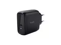 Een Oplader Trust Maxo 65W USB-C zwart koop je bij van Kerkvoorde &amp; Hollander B.V.