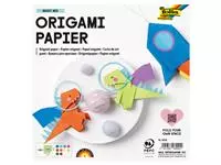 Een Origami papier Folia 70gr 20x20cm 100 vel assorti kleuren koop je bij iPlusoffice