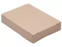 Een Paraatdoos CleverPack A4 305x218x55mm voor 500 vel bruin pak à 10 stuks koop je bij Sysdicom BV