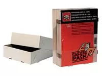 Een Paraatdoos CleverPack A5 218x155x55mm voor 500 vel wit pak à 10 stuks koop je bij Sysdicom BV