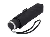 Een Paraplu miniMAX® opvouwbaar handopening windproof doorsnede 100 cm zwart koop je bij De Joma BV