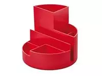 Een Pennenkoker MAUL roundbox recycled 6 vaks rood koop je bij All Office Kuipers BV