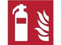 Een Pictogram bordje Djois Brandblusser 150 x 150 mm Rood koop je bij Kantorice office &amp; business supplies