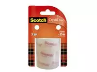 Een TAPE 3M SCOTCH CRYSTAL CLEAR 19MMX25M TRANSPARANT koop je bij All Office Kuipers BV