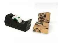 Een Plakbandhouder Scotch C38 recycled zwart + 3rol magic tape 900 19mmx33m koop je bij Schellen Boek- en Kantoorboekhandel