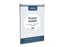 Een Posterhouder Europel A4 staand glashelder koop je bij All Office Kuipers BV