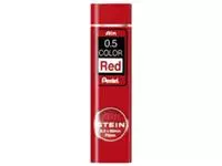 Potloodstift Pentel Ain Stein HB 0.5mm rood koker à 20 stuks