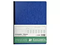 Een Registre Piqure recettes journalières 320x250mm 80 feuilles bleu (NL) koop je bij QuickOffice BV