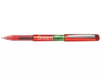 Een Rollerpen PILOT Greenball Begreen medium rood koop je bij De Joma BV