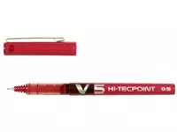 Een Rollerpen PILOT Hi-Tecpoint V5 fijn rood koop je bij De Joma BV
