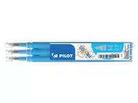 Een Rollerpenvulling PILOT friXion medium lichtblauw set à 3 stuks koop je bij Continu Kantoor