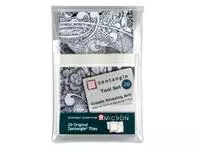 Sakura Zentangle tiles 20 delig wit