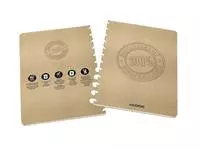 Buy your Schrift Adoc BIO A4 ruit 5x5mm 144 pagina&#39;s 90gr kraft at QuickOffice BV
