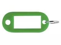 Een Sleutellabel Pavo kunststof groen koop je bij iPlusoffice