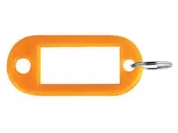 Een Sleutellabel Pavo kunststof oranje koop je bij iPlusoffice