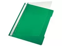 Een Snelhechter Leitz standaard A4 PVC groen koop je bij All Office Kuipers BV