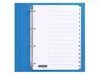 Een Tabbladen Quantore 4-gaats 1-15 genummerd wit karton koop je bij QuickOffice BV