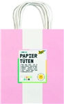 Een Tas met handvat Folia kraftpapier 110gr 18x21x8cm set à 7 kleuren koop je bij Clippz! Office Supplies