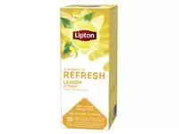 Een Thee Lipton Refresh lemon 25x1.5gr koop je bij QuickOffice BV