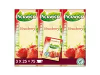 Een Thee Pickwick strawberry 25x1.5gr koop je bij All Office Kuipers BV