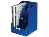 Een Tijdschriftcassette Leitz Plus jumbo blauw koop je bij QuickOffice BV