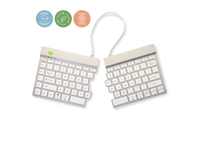 Een Toetsenbord R-Go Split Break QWERTY WL Wit koop je bij Kantorice office &amp; business supplies