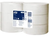 Toiletpapier Tork Jumbo T1 Universal 1-laags 500m wit 120160