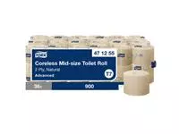 Buy your Toiletpapier Tork T7 hulsloos Natural Advanced midsize 2-laags 900vel 472155 at QuickOffice BV