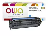Buy your Tonercartridge OWA alternatief tbv HP CF381A blauw at QuickOffice BV