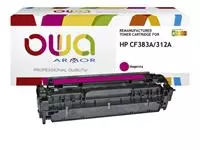 Buy your Tonercartridge OWA alternatief tbv HP CF383A rood at QuickOffice BV