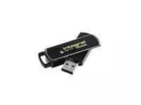 Een USB-stick Integral 3.0 Secure 360 128GB zwart koop je bij iPlusoffice