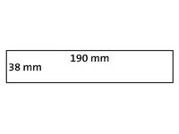 Een Etiket Dymo LabelWriter multifunctioneel 38x190mm 1 rol á 110 stuks wit koop je bij Schellen Boek- en Kantoorboekhandel