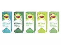 Een Thee Lipton Balance green tea orient 25x1.5gr koop je bij All Office Kuipers BV