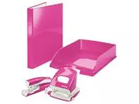 Een Brievenbak Leitz Wow A4 roze koop je bij QuickOffice BV