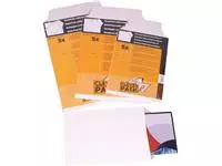 Een Envelop CleverPack karton A4 240x315mm wit pak à 5 stuks koop je bij De Joma BV