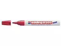 Een Viltstift edding 8300 industrie rond 1.5-3mm rood koop je bij De Joma BV