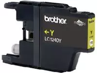 Een Inktcartridge Brother LC-1240Y geel koop je bij De Joma BV