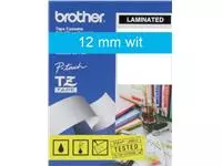 Een Labeltape Brother P-touch TZE-535 12mm wit op blauw koop je bij De Joma BV