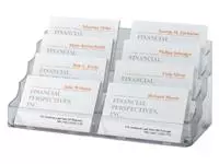 Een Visitekaarthouder Sigel VA138 8 vakken voor 8x70 kaarten 94x85mm hard plastic transparant koop je bij Kantoorenthuis.nl