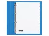 Een Tabbladen Quantore 4-gaats 1-20 genummerd wit PP koop je bij Clippz! Office Supplies