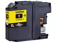 Een Inktcartridge Brother LC-125XLY geel koop je bij De Joma BV