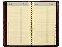 Een Adresboek Notaphone Palermo spiraal bruin koop je bij iPlusoffice