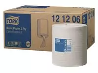 Buy your Poetsrol Tork Basic M2 centerfeed multifunctioneel 2-laags 160m wit 121206 at QuickOffice BV