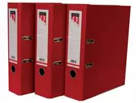 Een Ordner Quantore A4 80mm PP rood koop je bij Schellen Boek- en Kantoorboekhandel