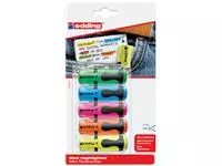 Een Markeerstift edding 7 mini 1-3mm assorti blister à 5 stuks koop je bij Schellen Boek- en Kantoorboekhandel