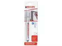 Een Viltstift edding 8850 timmerman rond 0.7mm zwart blister à 1 stuk koop je bij Kantorice office & business supplies